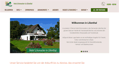 Desktop Screenshot of hotelschomacker.de